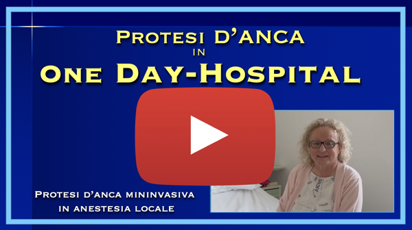 Protesi anca in one day hospital anestesia locale
