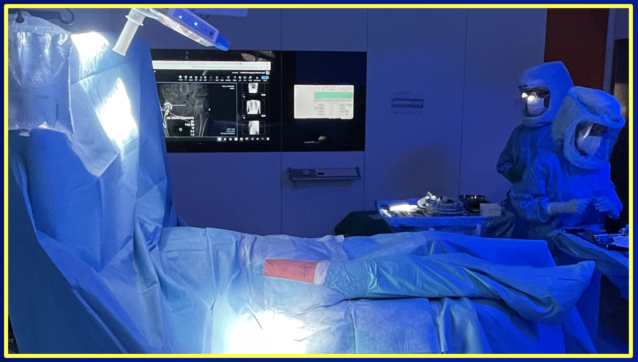Supine patient for hip anterior replacement
